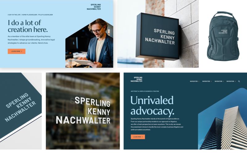 Website design layout for Nacom featuring a modern interface