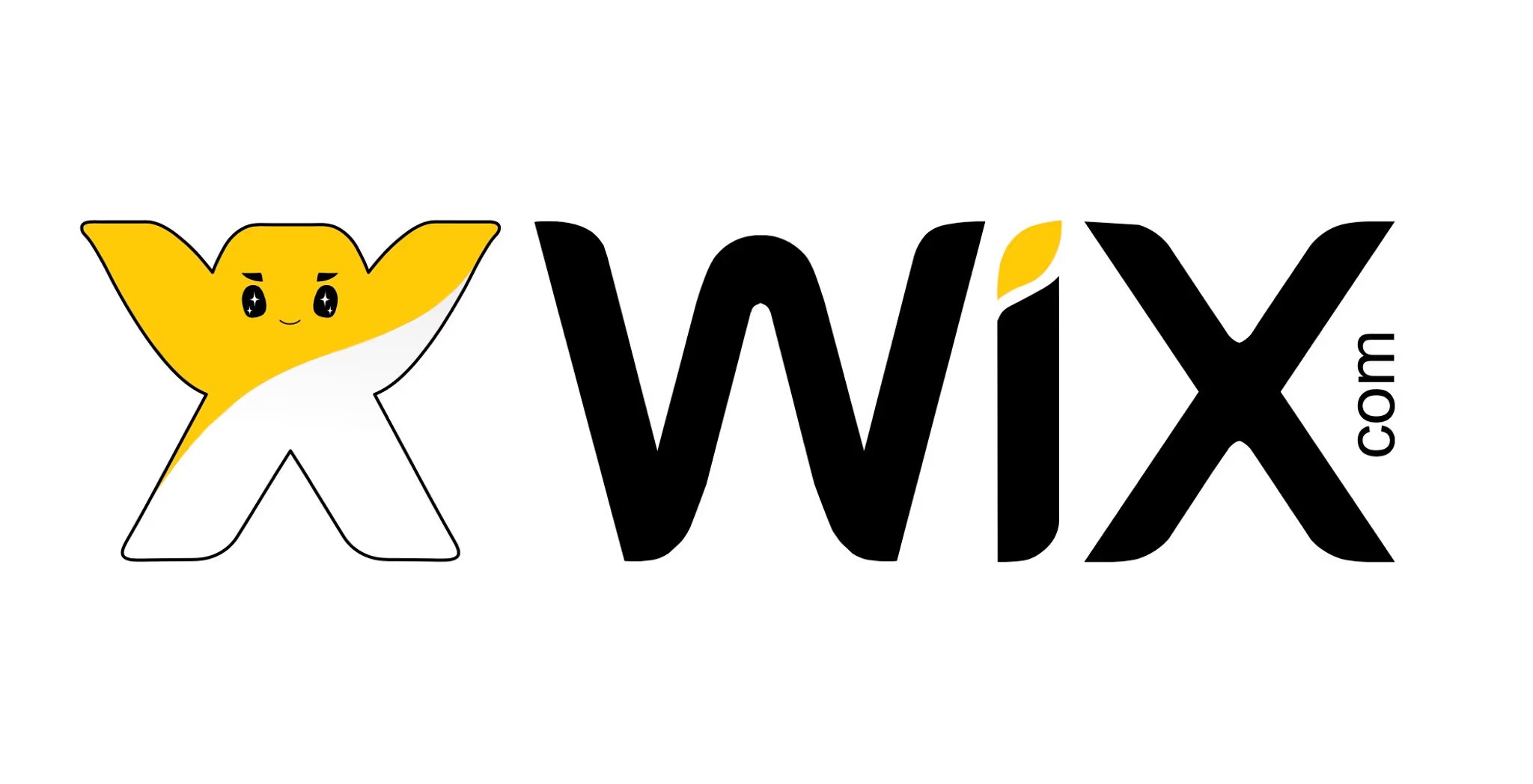 Wix logo displayed in yellow and black colors