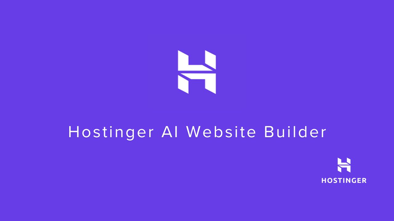 Hostinger website builder interface showcasing tools