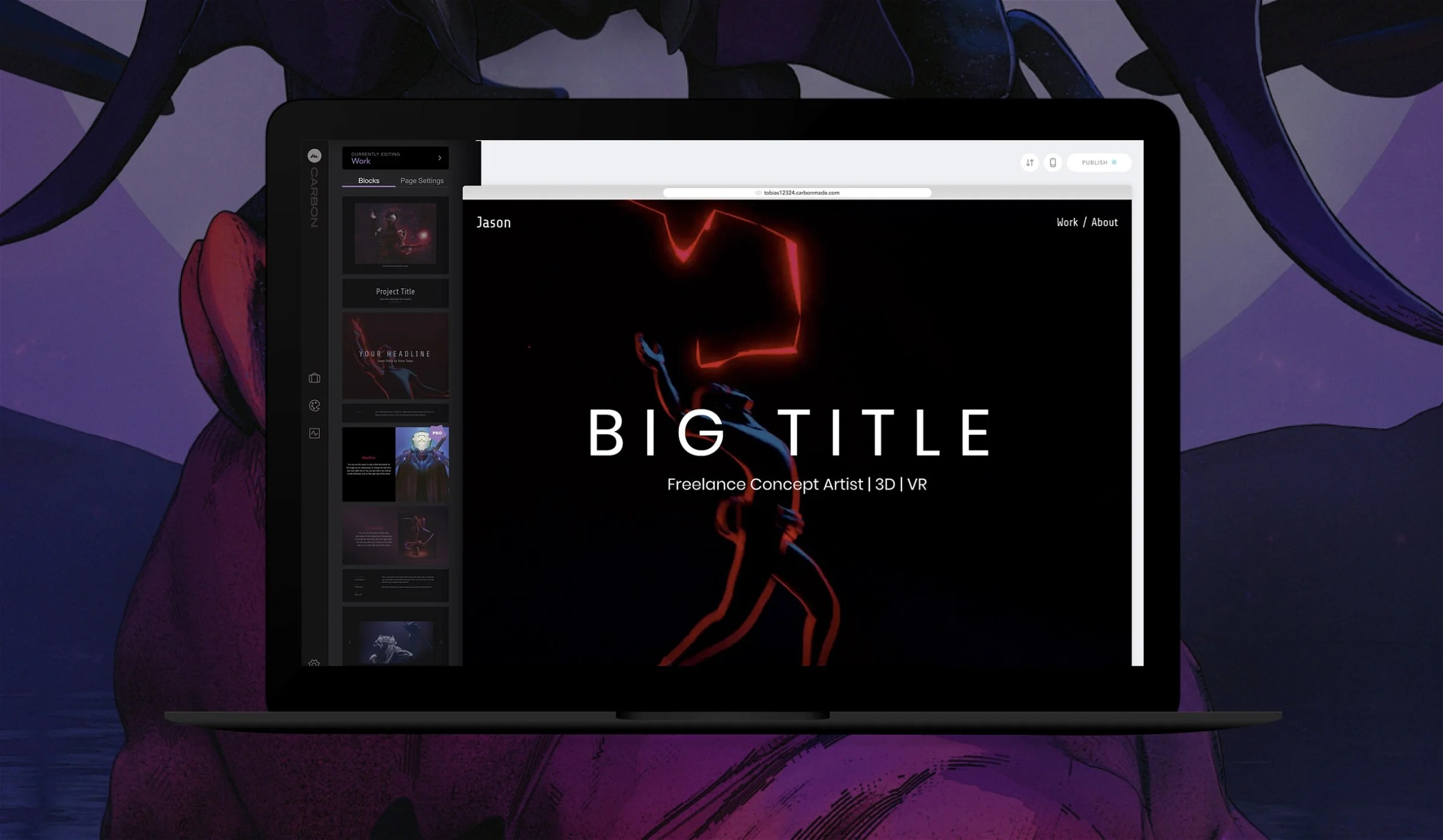 Carbonmade to create and publish web games